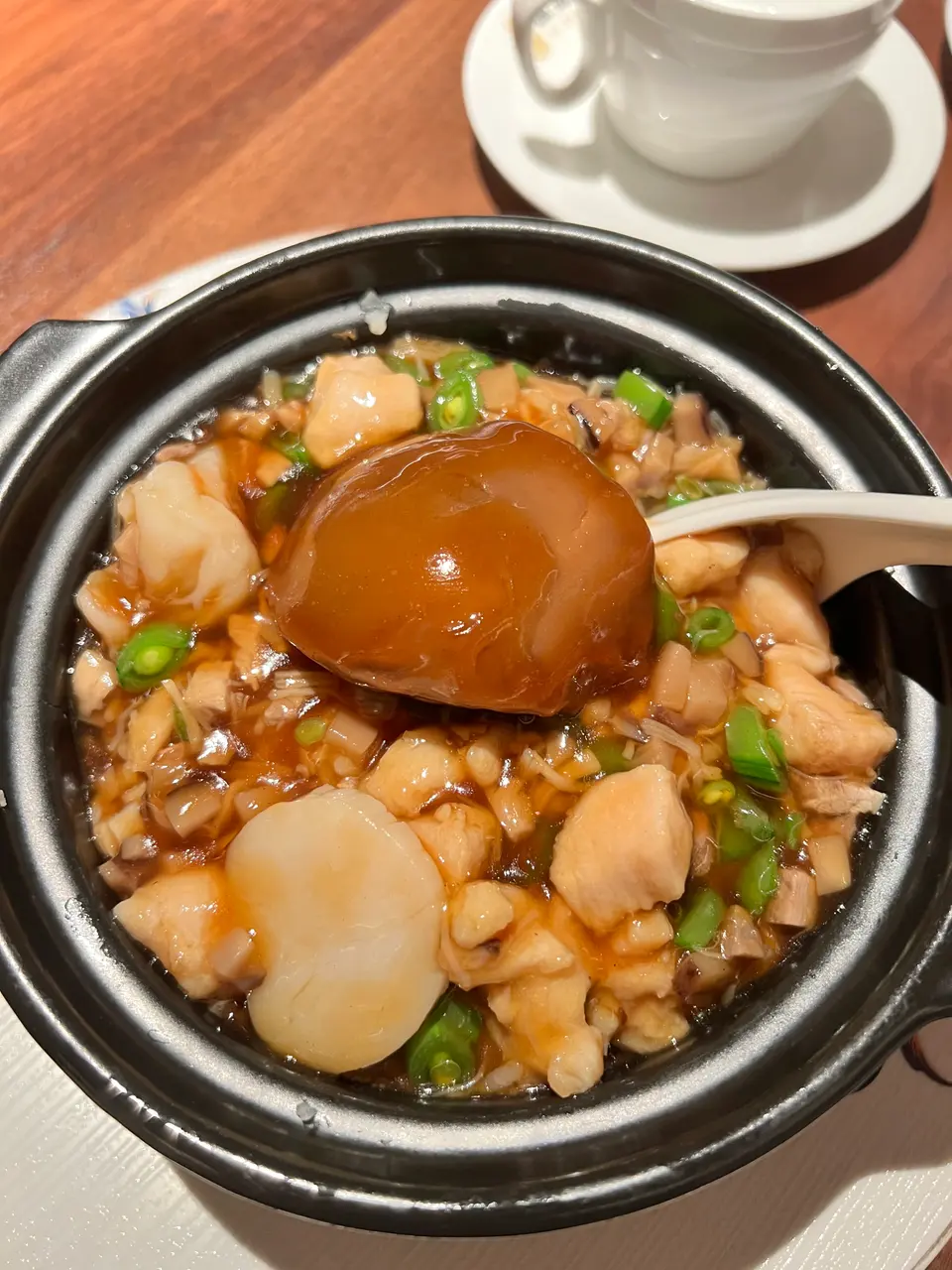 Four photographs from a Cantonese dinner in North York.